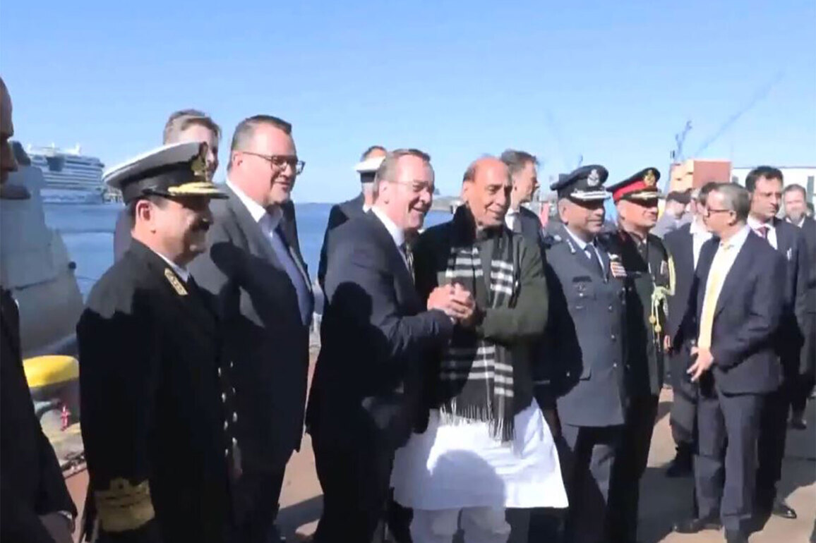 Rajnath Singh tours TKMS shipyard, inspects Type 212 submarine in Germany
