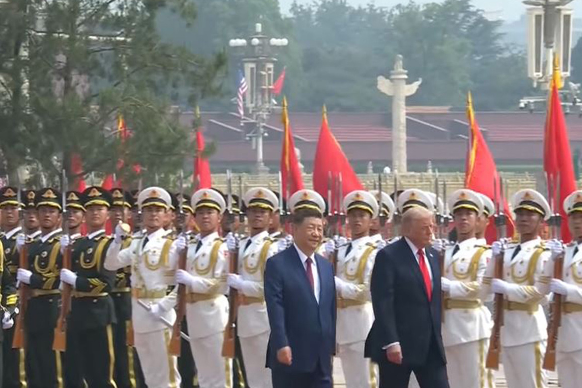 Trump meets Chinese counterpart Jinping for 'high-stakes' meeting in Beijing
