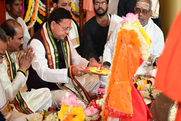 Uttarakhand CM Dhami attends Shri Peeth Sthapana Mahotsav in Almora
