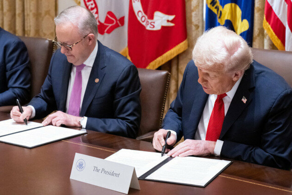 US, Australia sign $8.5bn critical minerals agreement