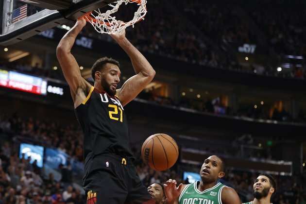 Jazz emerge with high-scoring win over Celtics