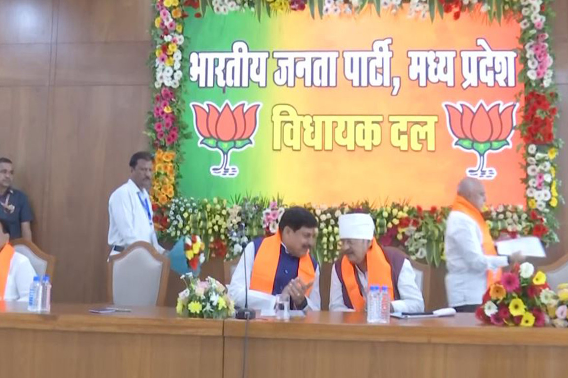 Madhya Pradesh: BJP holds legislative party meeting ahead of one-day Assembly Session