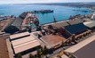 Geraldton port facilities.