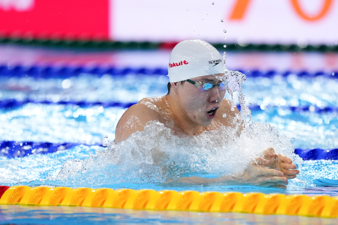 (SP)SINGAPORE-WORLD AQUATICS CHAMPIONSHIPS-SWIMMING-MEN'S 100M BREASTSTROKE-SEMIFINAL