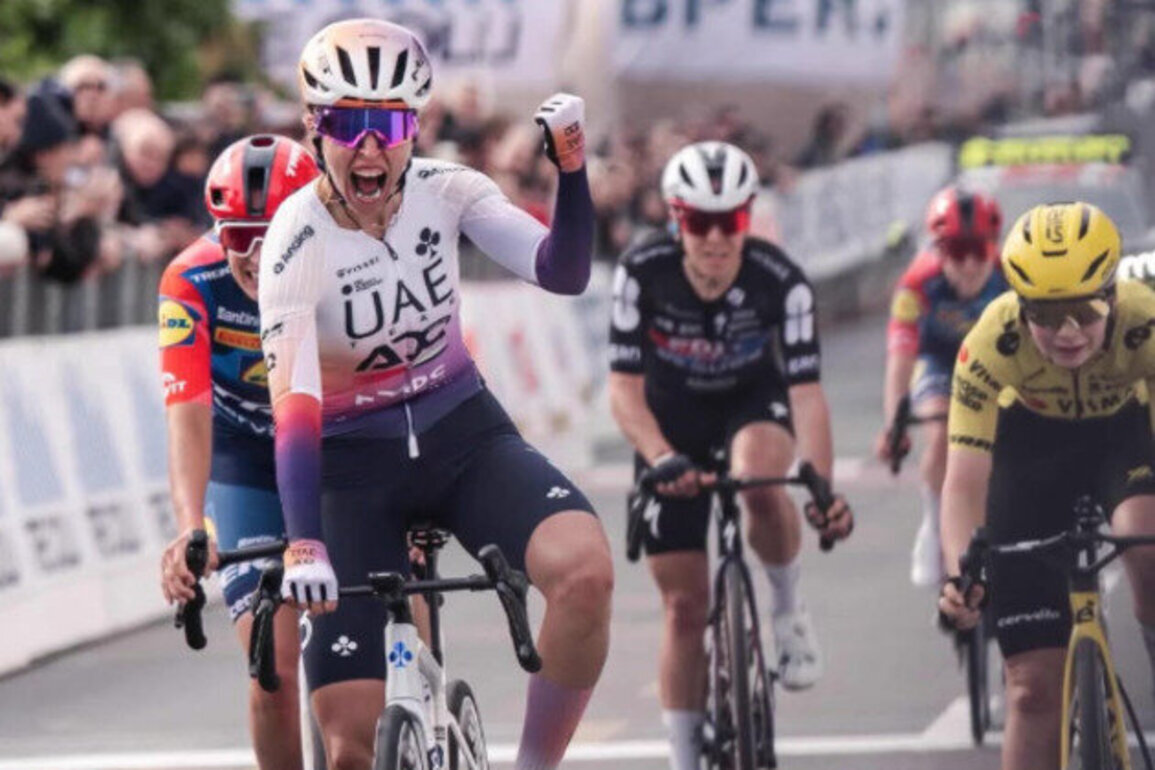 UAE women's cycling team leads Giro dell'Appennino Donne in Italy
