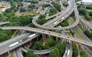 A junction in Birmingham, England | Credit: iStock