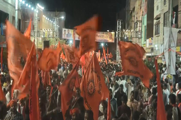 Union Minister Bandi Sanjay Kumar leads Hindu Ekta Yatra in Telangana