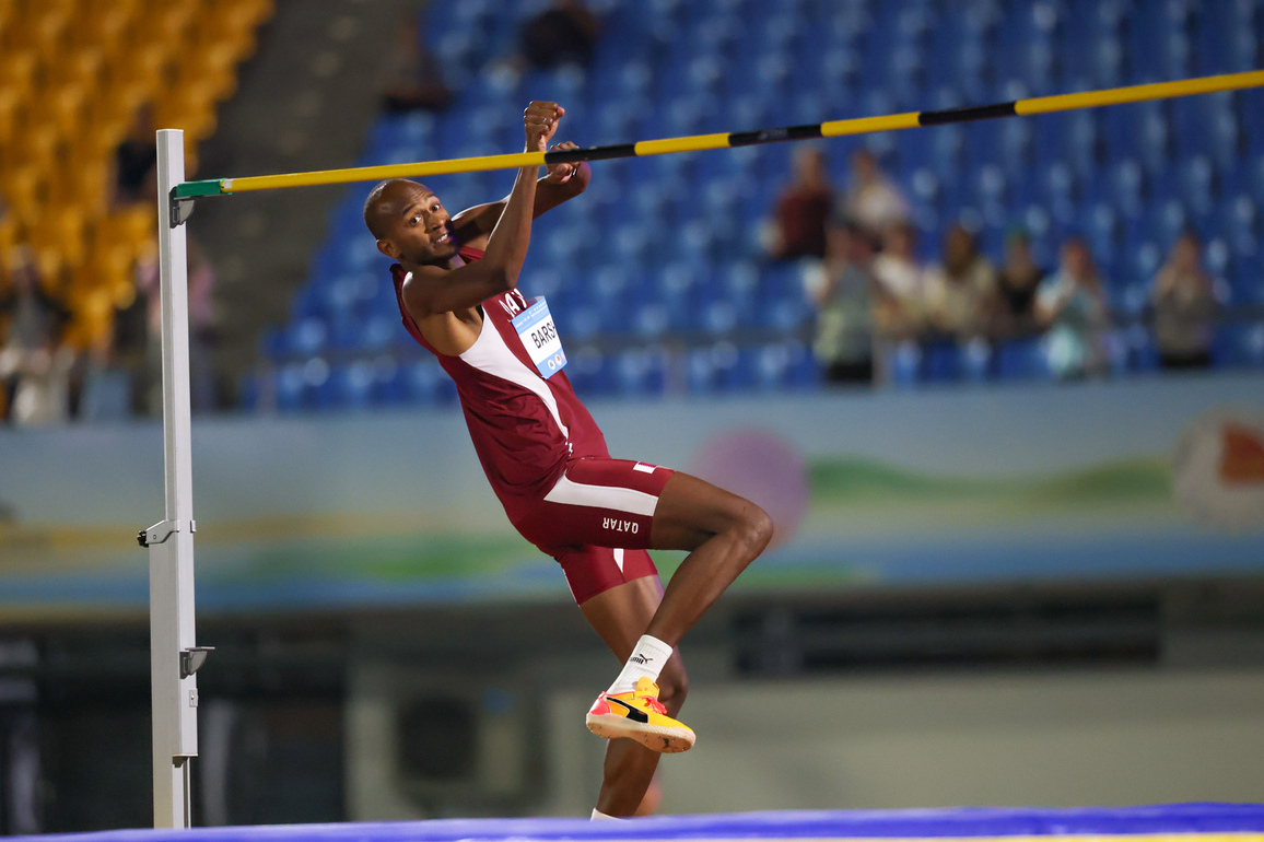 (SP)CHINA-CHONGQING-ATHLETICS-ASIAN JUMPING CHAMPIONSHIPS-MEN'S HIGH JUMP (CN)
