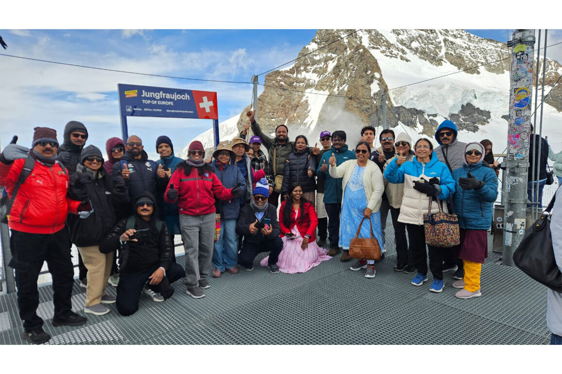 3,000+ Indians to Swiss Alps in One Year, Switrus Holidays Receives Recognition from SWITZERLAND