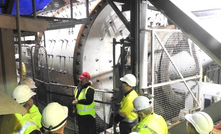 Blessing the new Waihi SAG mill earlier this year