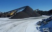  A crushed ore stockpile at Alexo, pictured in 2005, at Class 1 Nickel and Technologies’ Alexo-Dundonald project in Ontario