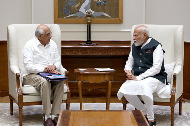 Gujarat CM Bhupendra Patel meets PM Modi, discusses development issues