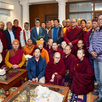 Kiren Rijiju meets Buddhist delegation from Himachal Pradesh in Delhi