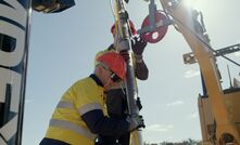 Minex CRC's LIBS tool being positioned during the trial.