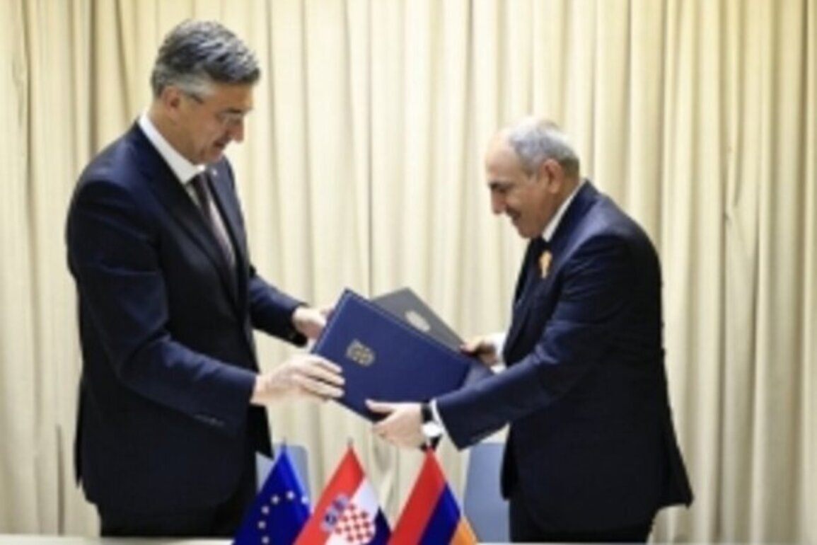 Armenia, Croatia sign strategic dialogue deal