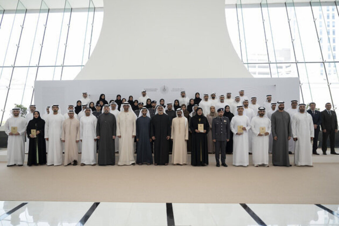 Khaled bin Mohamed bin Zayed honours winners of Abu Dhabi Award for Excellence in Government Performance