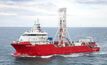  Fugro Scout, one of the dedicated geotechnical drilling vessels working on Denmark’s proposed Energy Island project, is equipped with innovative in-situ testing technology to perform complex offshore operations