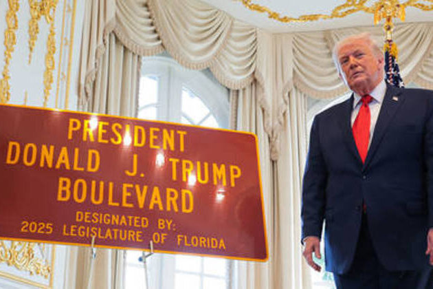 Trump gets Florida street renamed in his honor