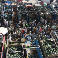 PAKISTAN-LAHORE-WATERMELON-MARKET