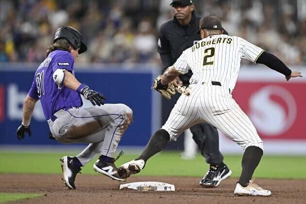 Xander Bogaerts' slam lifts Padres to 12-inning win over Rockies