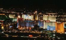  Colosseum is southwest of Las Vegas, USA