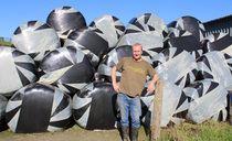 Film-wrapped silage bales boost forage quality for dairy farmers