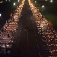 Delhi: Kartavya Path illuminates with lakhs of Diyas on Deepotsav 2025