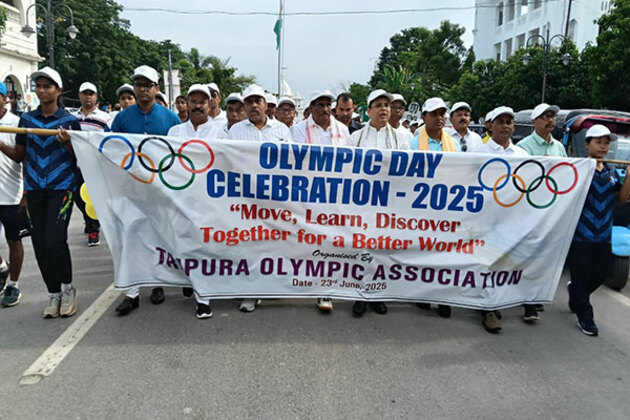 Tripura celebrates International Olympic Day with grand rally; Sports Minister Tinku Roy calls for more olympians like Dipa Karmakar