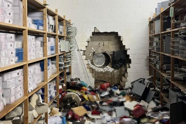 German bank vault broken into, property worth millions of euros looted