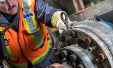 A Weir technician conducting a pump inspection.