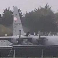 Hatchet-wielding intruder damages US military plane in Ireland 