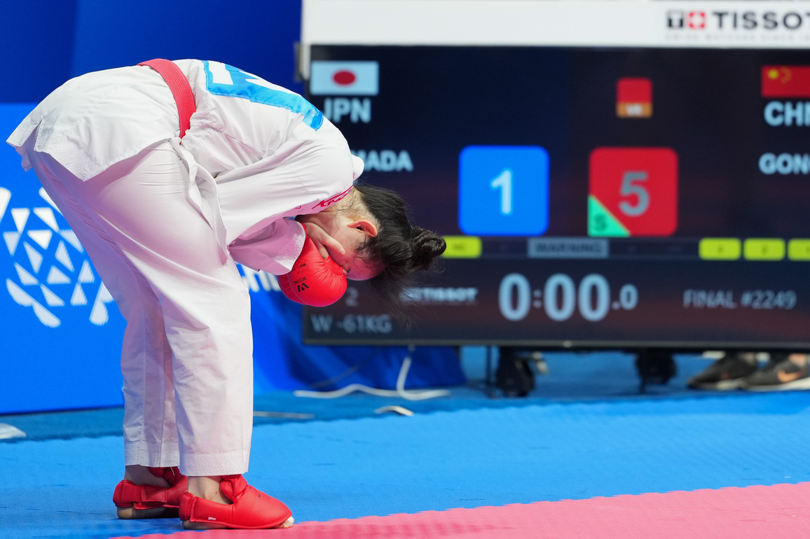 (SP) CHINA-CHENGDU-THE WORLD GAMES 2025-KARATE-WOMEN'S KUMITE -61KG-FINALS (CN)