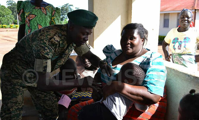 UPDF hailed for supporting immunisation campaign UPDF hailed for supporting immunisation campaign