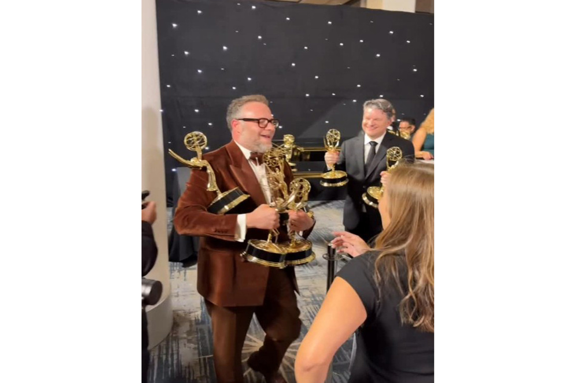 'The Studio' makes Emmy history with 13 wins, Seth Rogen ties record for most wins in one night