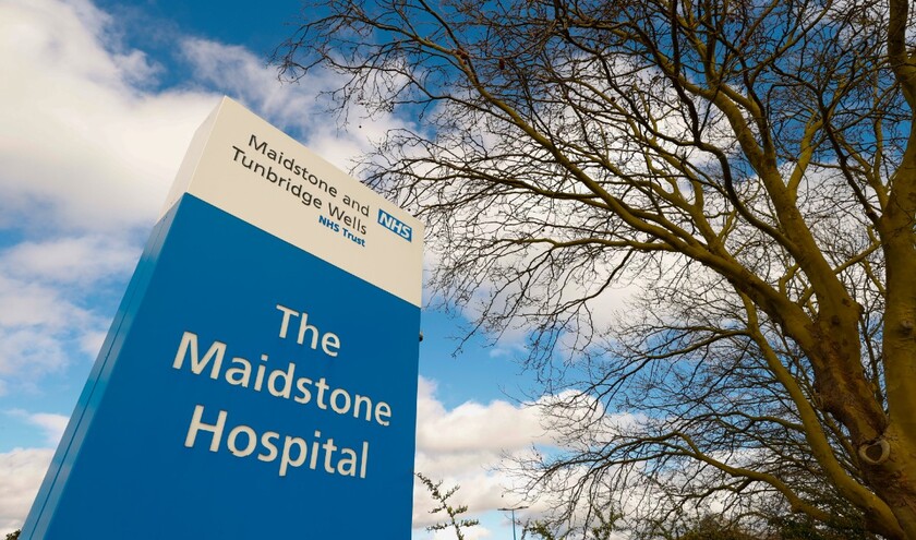 Outside The Maidstone Hospital (c) Maidstone and Tunbridge Wells NHS Trust