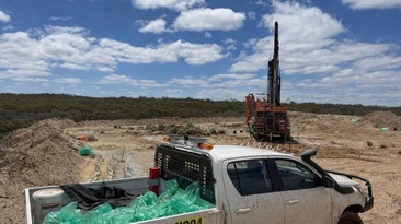 Grade controll drilling at Gibralter