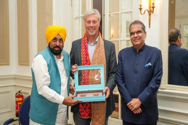 Bhagwant Mann meets Dutch legend Floris Jan Bovelander in Netherlands