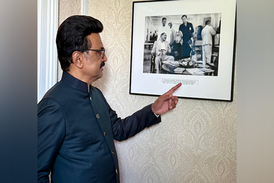 Tamil Nadu CM Stalin visits BR Ambedkar House in London
