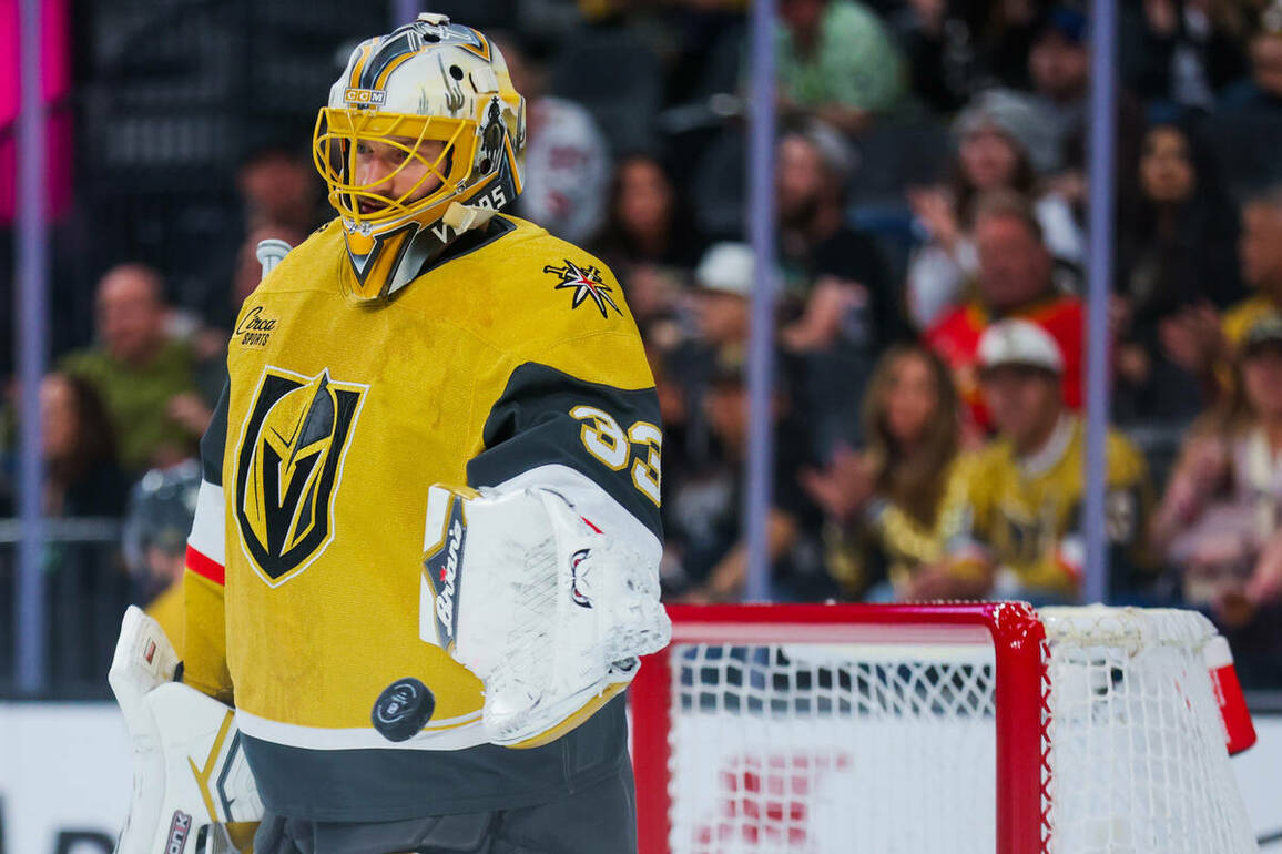 Golden Knights Adin Hill enters NHL playoffs as No. 1 goalie at last - Golden Knights