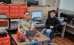 Professor Nicholas Rawlinson and Dr Chuan Lu, of Cambridge University with their recently pur-chased STRYDE nodal systems