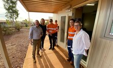 Mark Folkard (left) and Libby Mettam (right) visited mine sites last year as part of the inquiry into sexual harrassment