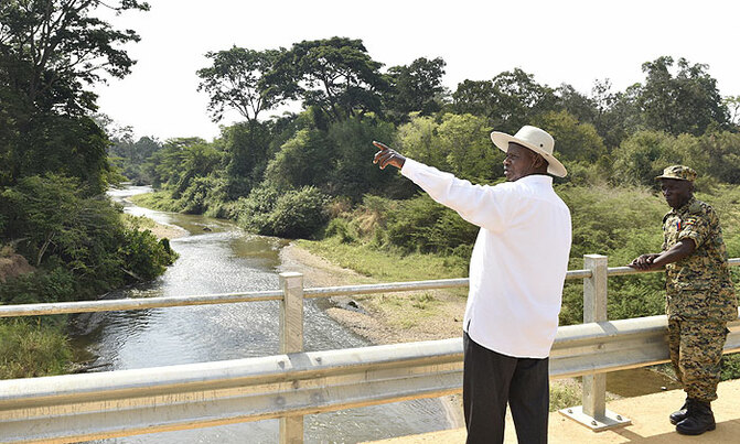 Get out of wetlands, river banks to avert disaster - Museveni Get out of wetlands, river banks to avert disaster - Museveni