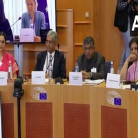 All-party delegation interacts with members of European Parliament