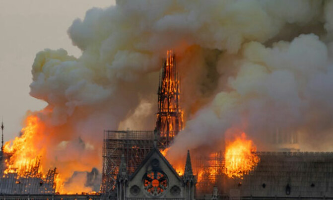 Macron hails 'exemplary' Notre-Dame firefighters at ceremony Macron hails 'exemplary' Notre-Dame firefighters at ceremony