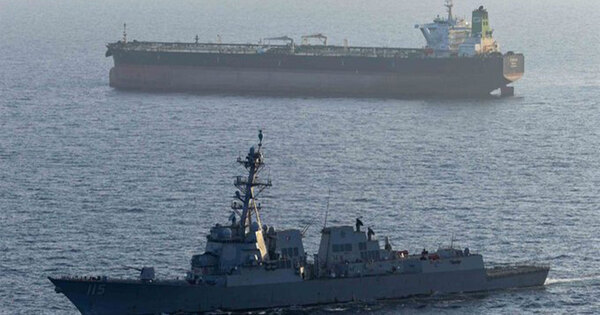 US warns shippers of sanctions if they pay "toll" to Iran for Hormuz passage
