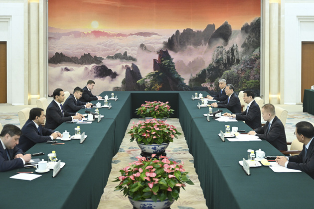 CHINA-BEIJING-WANG HUNING-UZBEK PRESIDENTIAL ADVISOR-MEETING (CN)