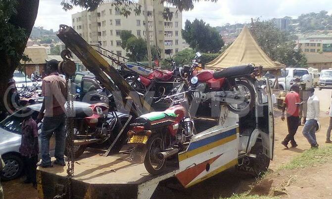 Police impounds 70 boda bodas in operation Police impounds 70 boda bodas in operation