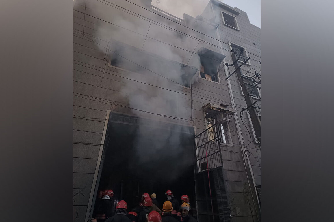 Delhi: Fire breaks out at factory in Bawana Industrial area