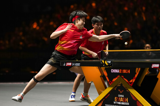 (SP)CHINA-BEIJING-TABLE TENNIS-WTT-CHINA SMASH-MEN'S DOUBLES-FINAL(CN)