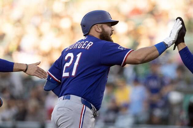 Rangers infielder, St. Louis native Jake Burger gives back